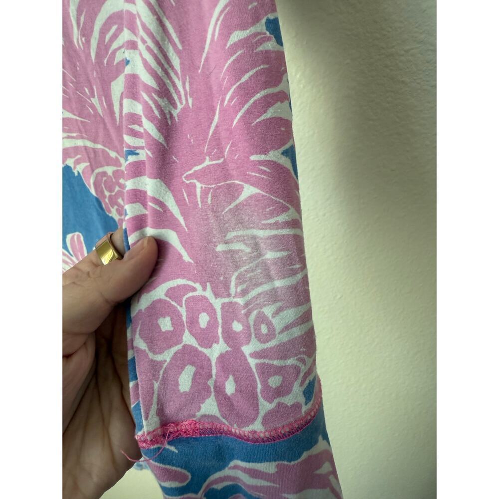Lilly Pulitzer Sophie Dress Blue Haven Little Flamenco Print Size XS - Picture 6 of 8